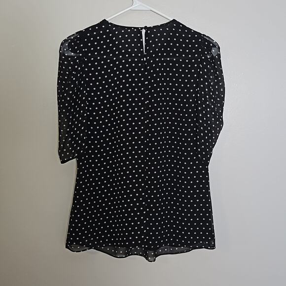 1901 Star Print Lightweight Blouse Sz Small - Picture 8 of 11